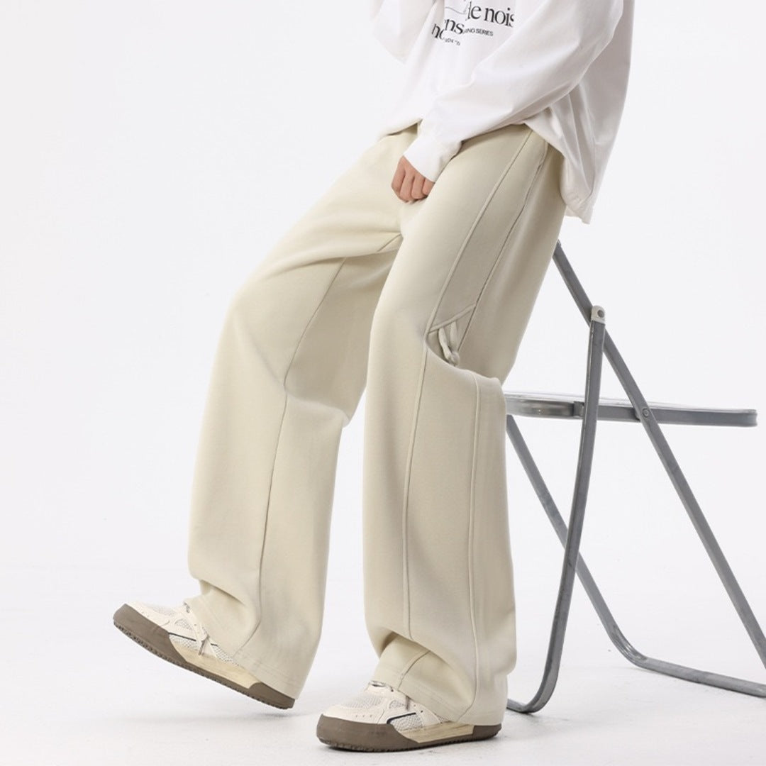 Wide-Leg Sweatpants