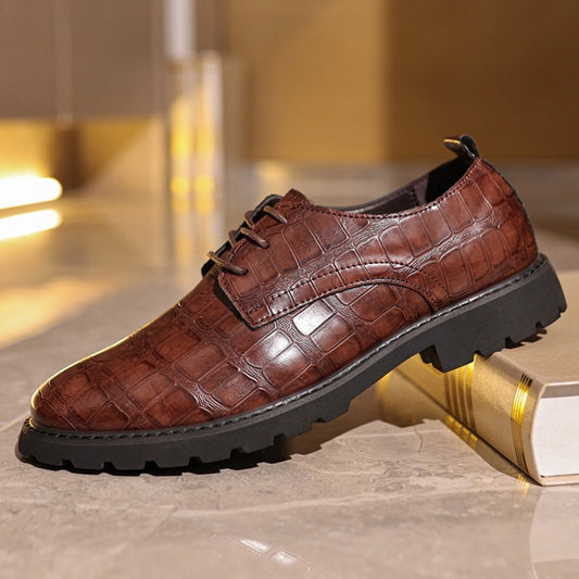 Prestige Croc Leather Shoes