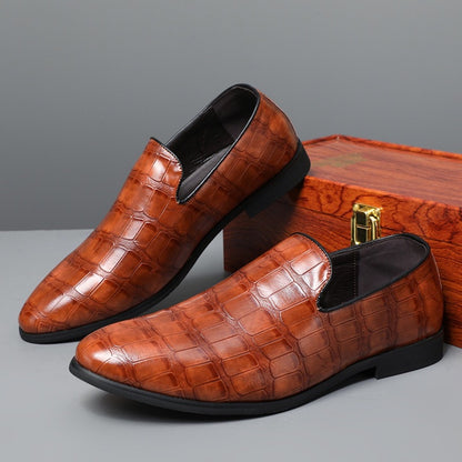 NoirCroc Luxe Loafers