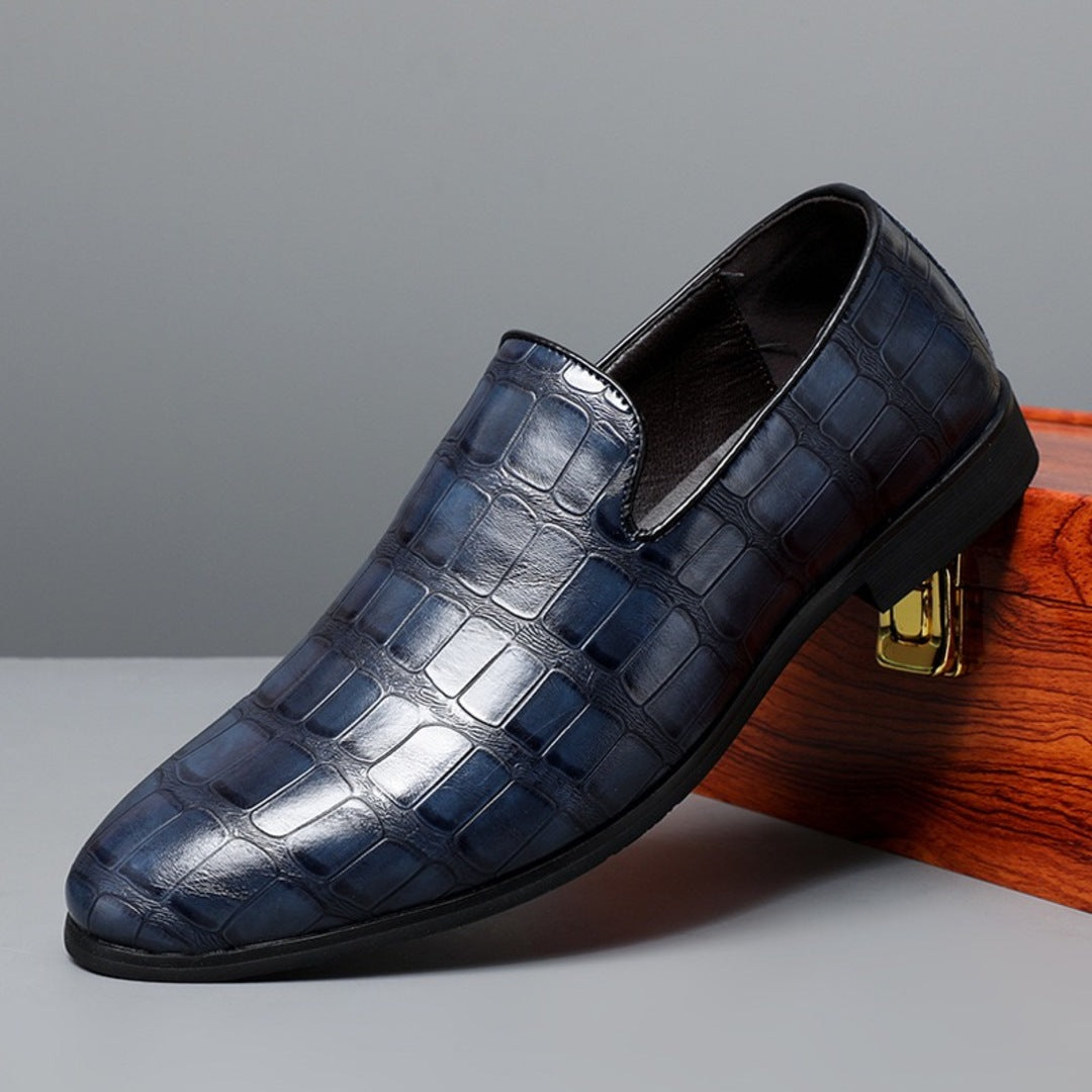 NoirCroc Luxe Loafers