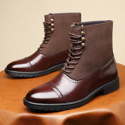 Vintage Patchwork Boots