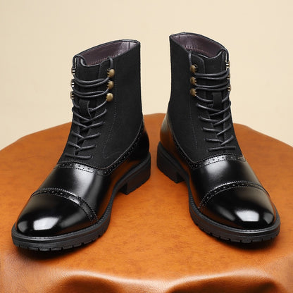 Vintage Patchwork Boots