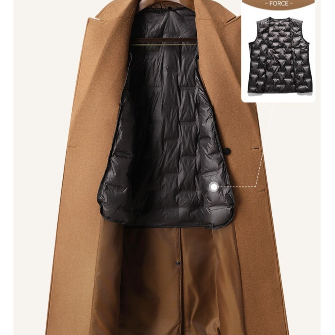 Slim Fit Wool Overcoat