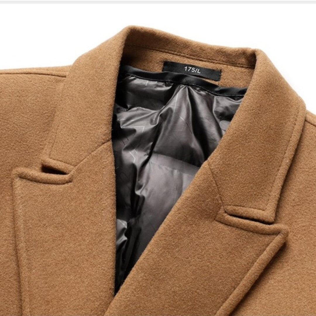 Slim Fit Wool Overcoat