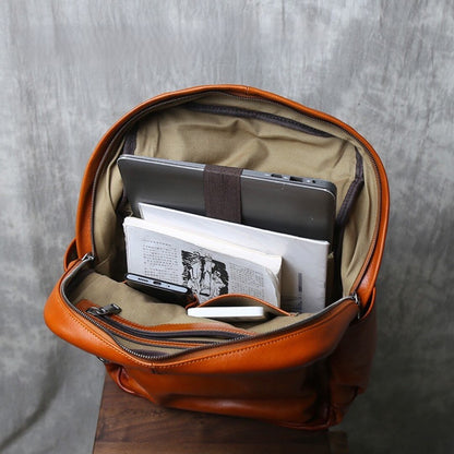 Vintage Leather Backpack