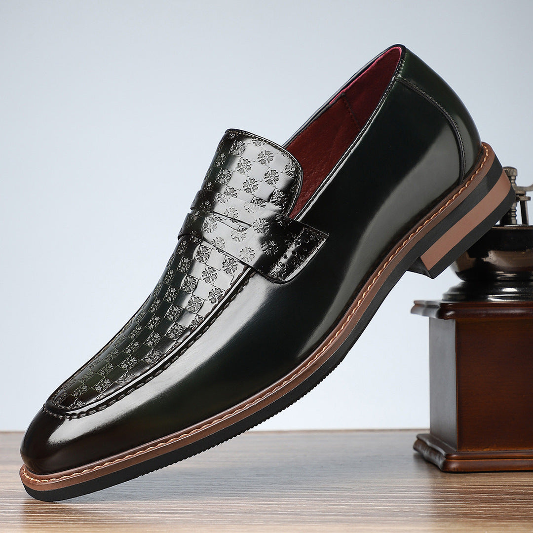Embossed Classic Loafers