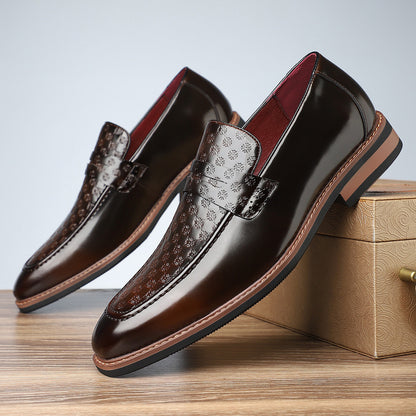 Embossed Classic Loafers