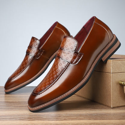 Embossed Classic Loafers