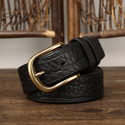 Dual-Sided Leather Belt
