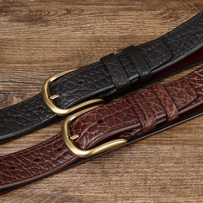 Dual-Sided Leather Belt
