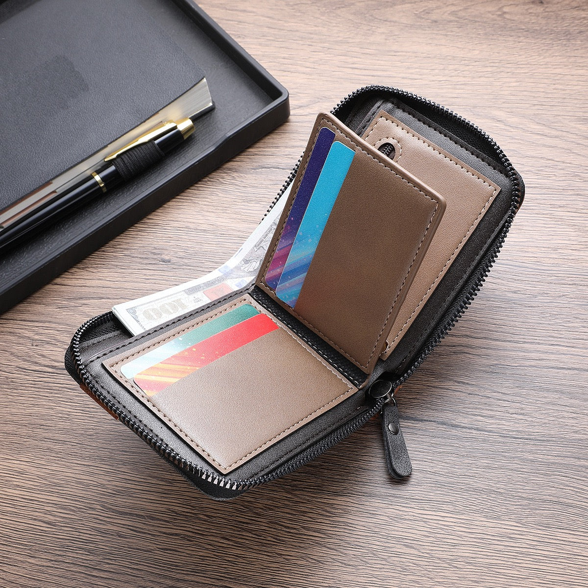 IronVault Zipper Wallet