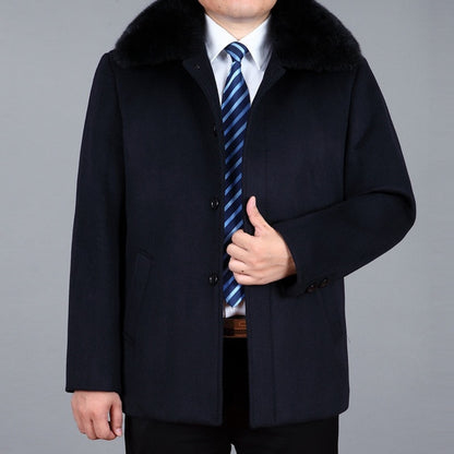 Fur-Collar Overcoat