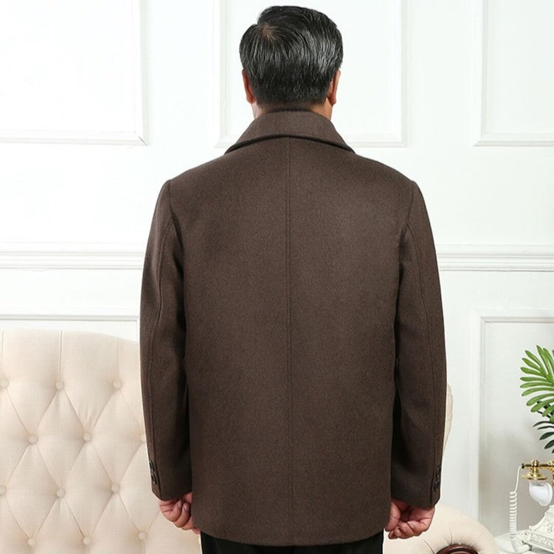 Fur-Collar Overcoat