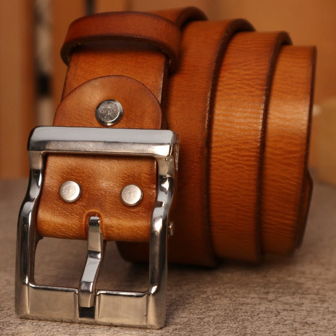 Polished Leather Belt