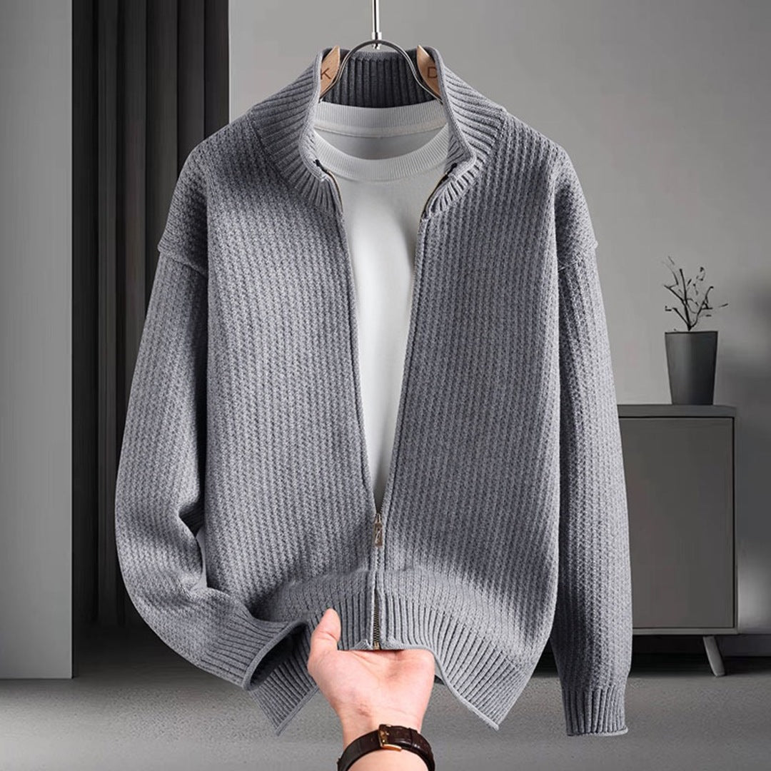 Refined Zip Cardigan