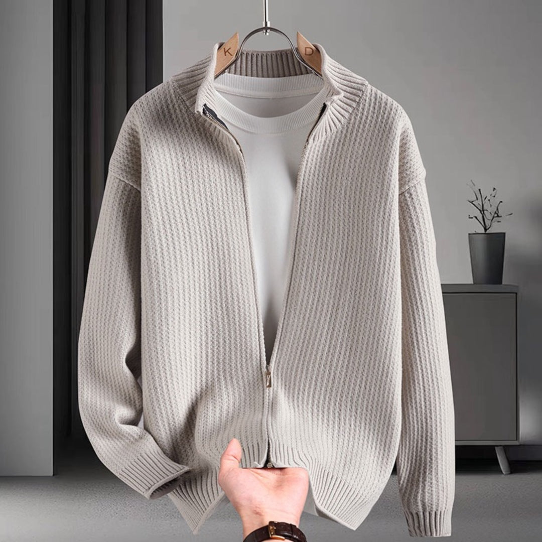 Refined Zip Cardigan