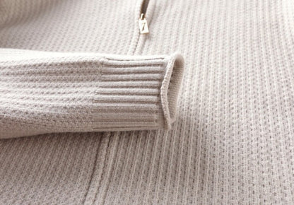 Refined Zip Cardigan