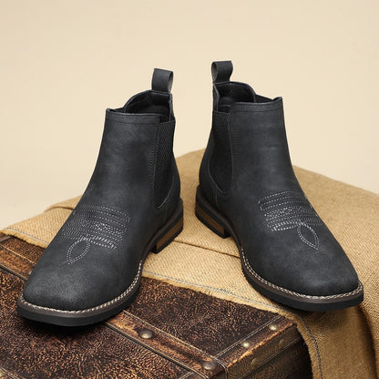 Slate Leather Boots