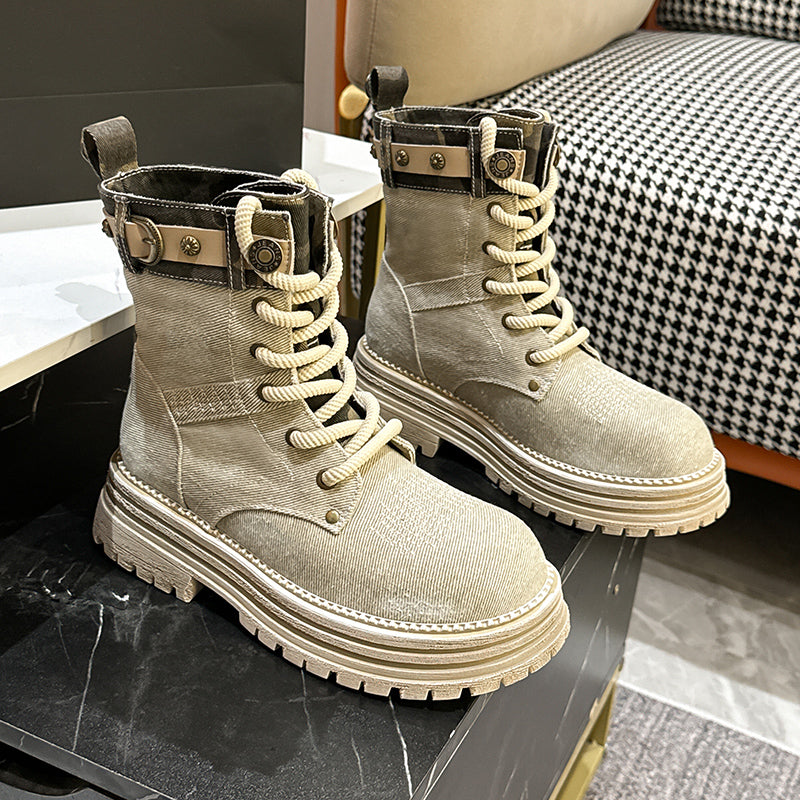 Streetwise Denim Boots