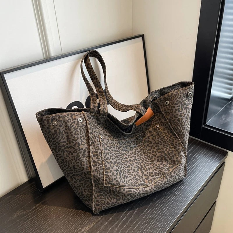 Leopard Luxe Tote Bag