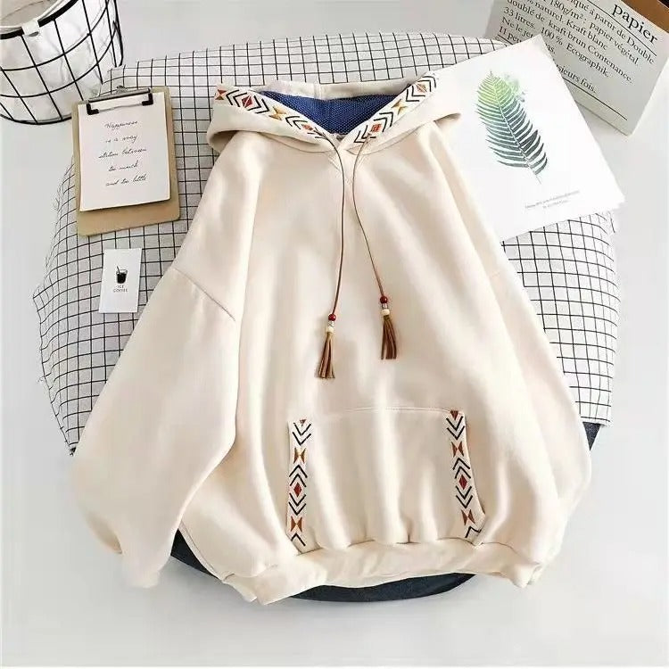 Vintage Tassel Hoodie