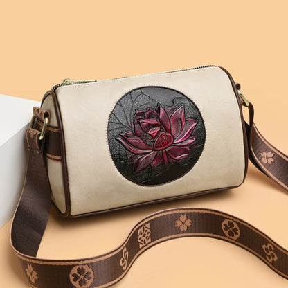 Lotus Leather Bag